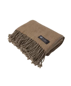 Yak Cashmere and Camel Wool Throw (50" x 70")