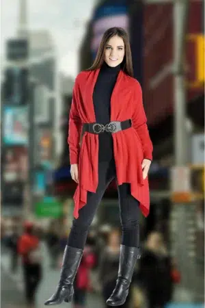 Pure Cashmere Shawl with Sleeves